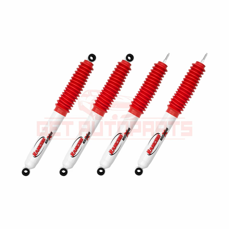 Kit de 4 Amortiguadores Rancho 1-3" Elevación Delanteros y Traseros RS5000X para Ford Bronco 80-93 4x4 Foto 2 de 4