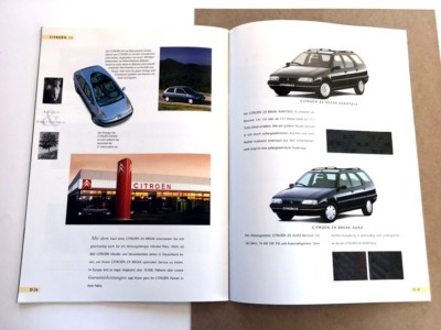 1995 1996 Citroen ZX Break 28-page German Original Car Sales