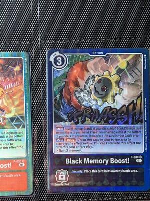 Digimon CCG Black Memory Boost! P-039 SR