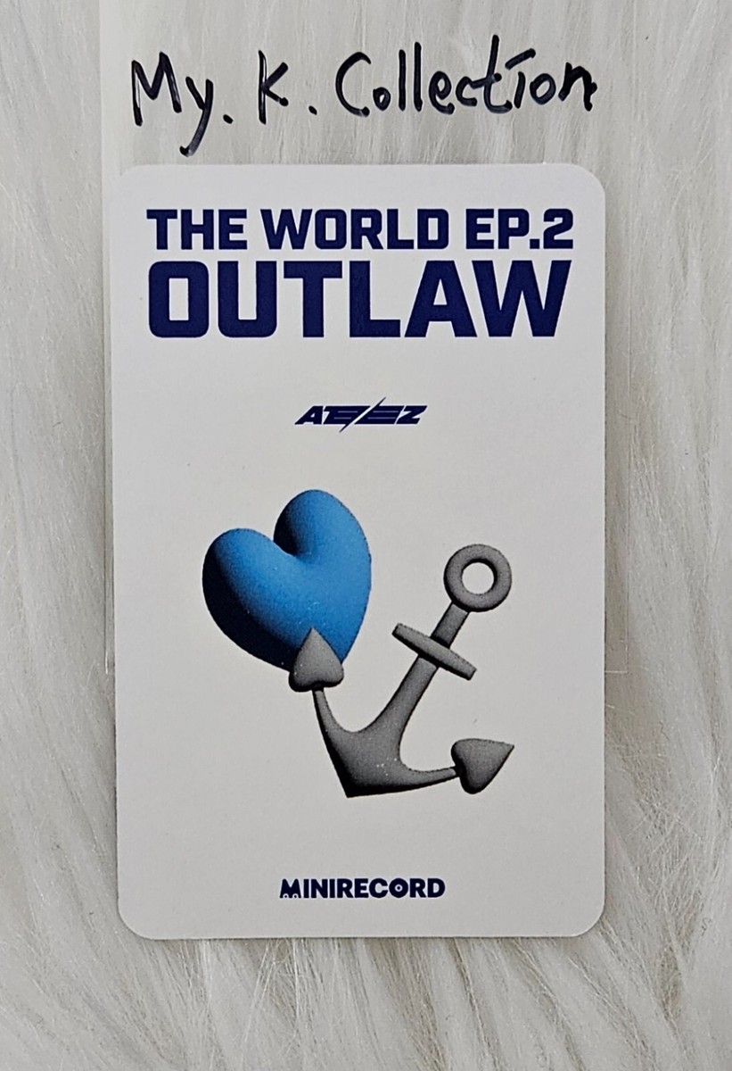 Ateez Minirecord Lucky Draw Marine Summer Ver The World Ep 2