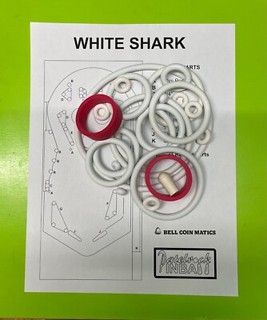 Bell Coin Matics Pinball Rubber Kit *Choose Your Game and Customize Your Kit* 