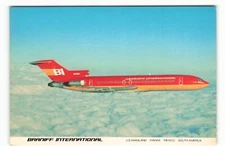 Postcard Airline BRANIFF INTERNATIONAL 727 U S Mainland, Hawaii, Mexico VPC01.