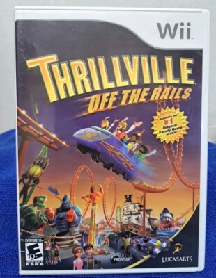 Thrillville: Off the Rails Nintendo Wii Game Complete With Manual 