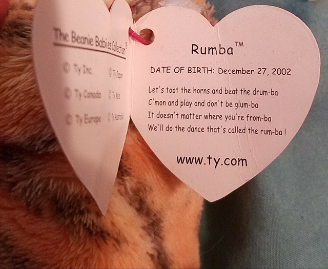 rumba beanie baby