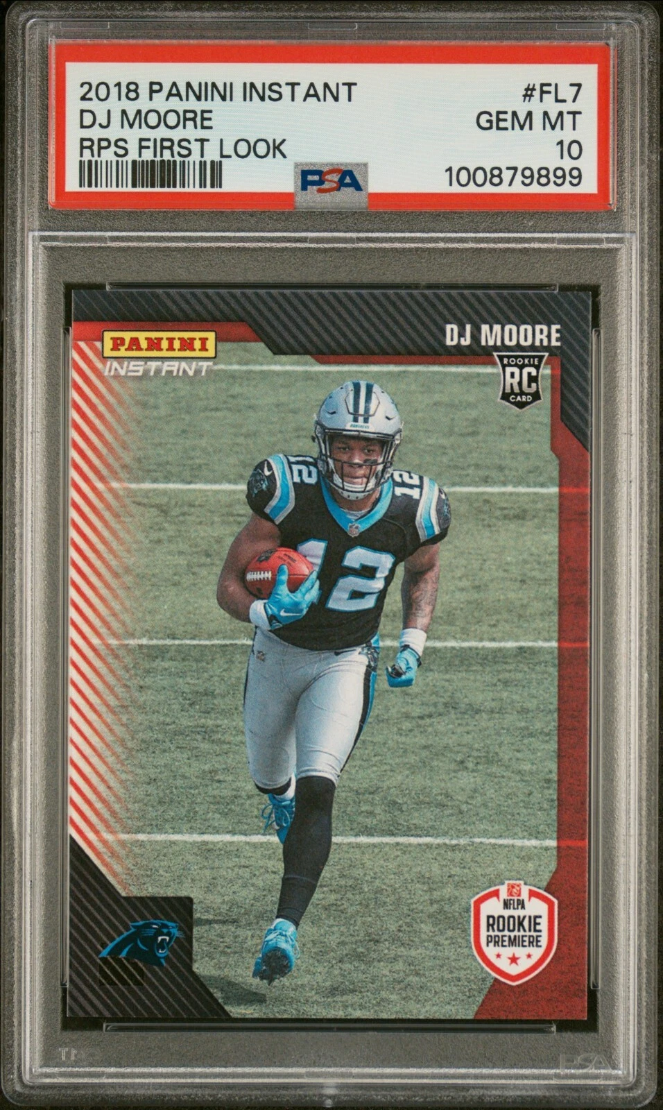 DJ Moore Panini Instant Rps First Look #FL7 Base