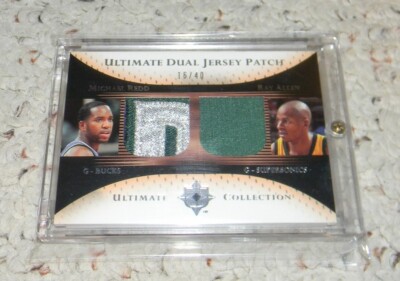 Ray Allen / Michael Redd - 2005-06 UD Ultimate Collection Dual Patch #16/40