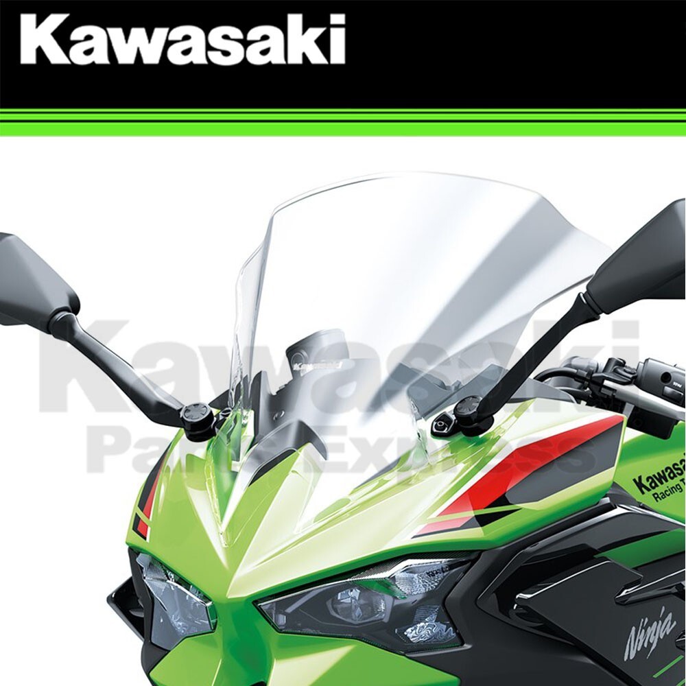 NEW 2024-2025 GENUINE KAWASAKI NINJA 500 TALL WINDSHIELD