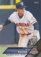 2018 Toledo Mud Hens Pete Kozma Detroit Tigers Minor