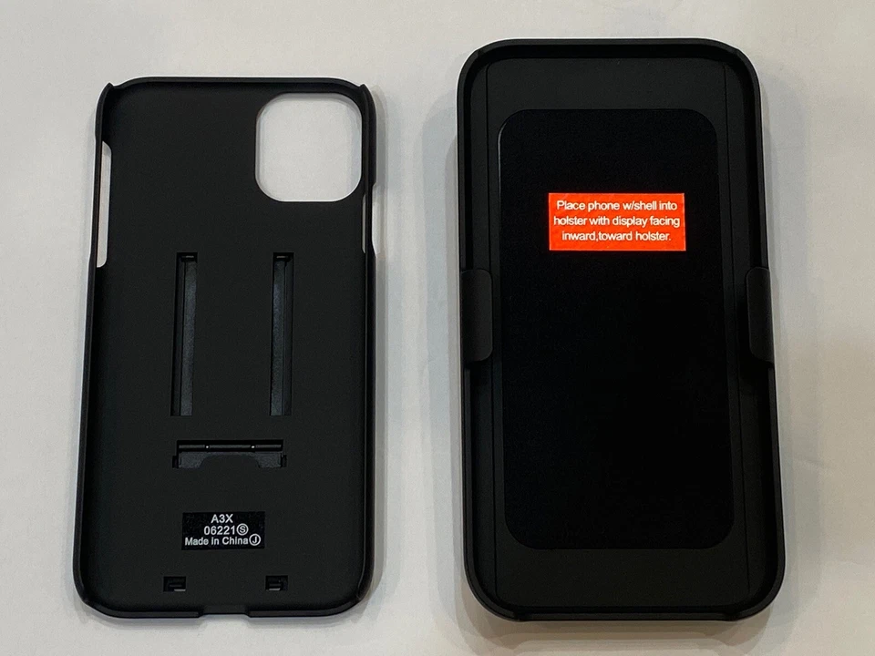 Nueva funda rígida combinada Apple iPhone 11 OEM con soporte marca Verizon Foto 4 de 4