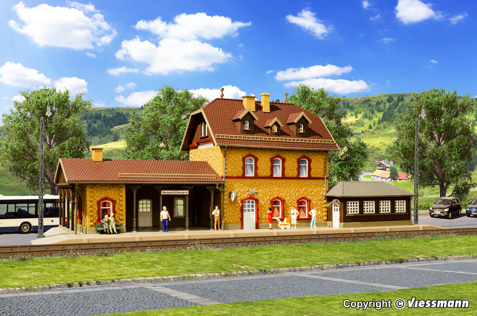 Vollmer 43520 ( 3520 ) H0 - Bahnhof " Benedktbeuern "