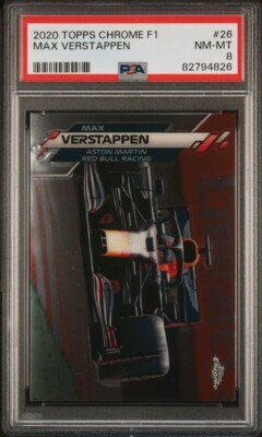 2020 Topps Chrome Formula 1 - F1 Cars Max Verstappen #26 (RC) for