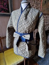 Eileen Fisher Kimono Style Reversible Quilted Jacket Size M