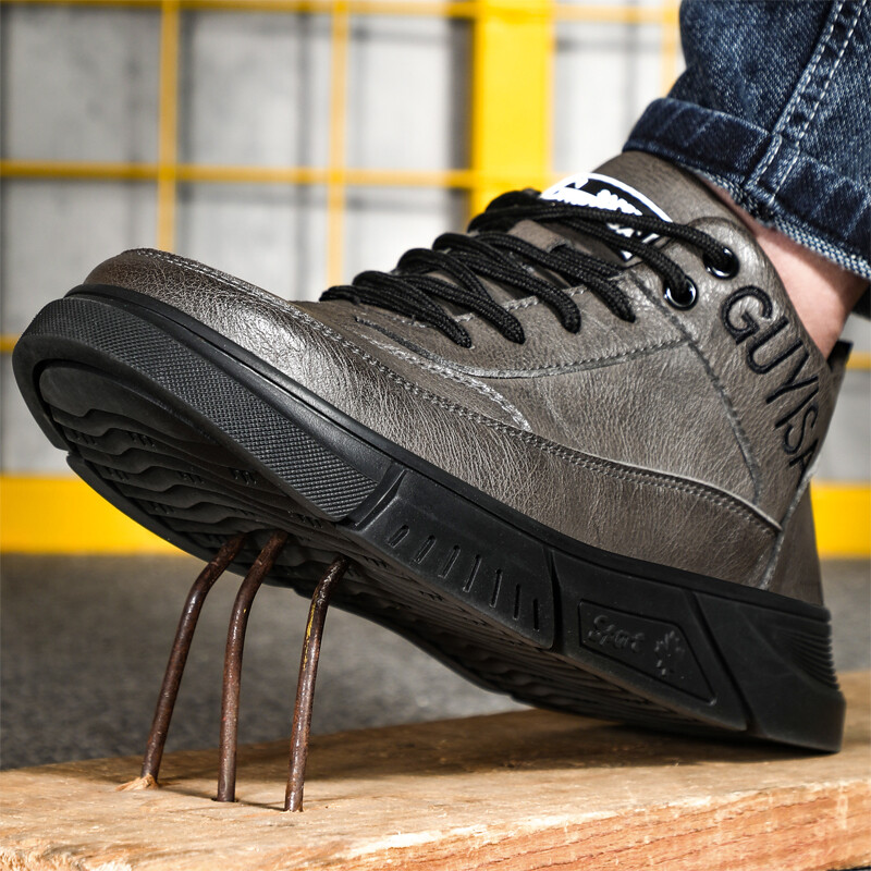 SALOMON Scarpe antinfortunistiche da lavoro uomo pelle indistruttibili punta acciaio sneakers outdoor