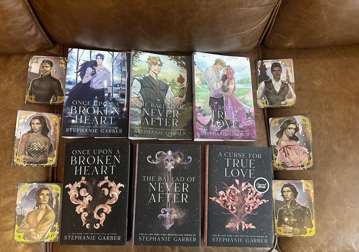 Once upon a broken heart series signed with preorder dust jackets
