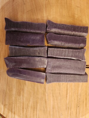 10 Chews Himalayan Yak Milk Blueberry Bones Dog Chews for Dogs - 3-4'' long