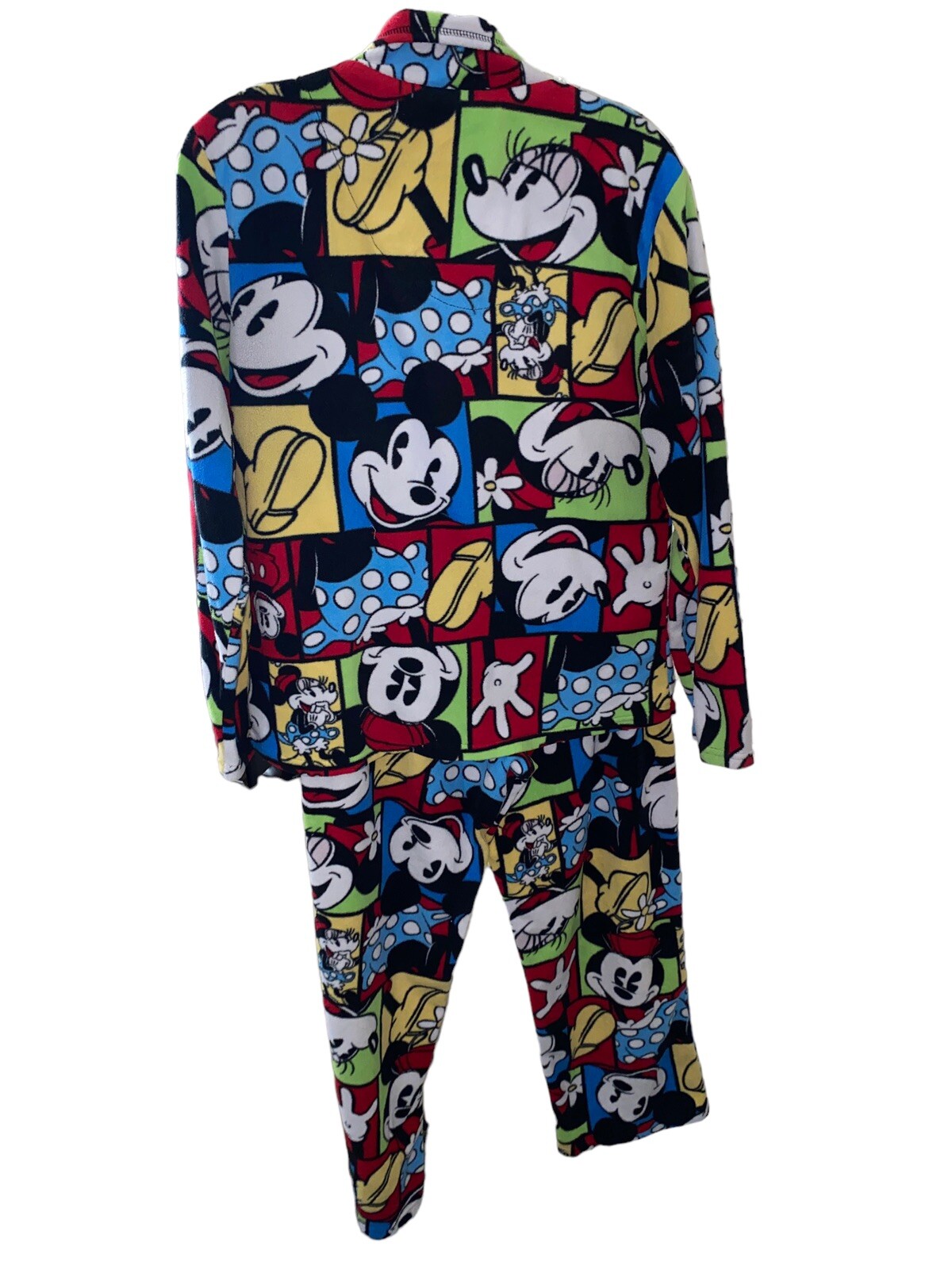 Disney, Retro Mickey/Minnie Mouse Fleece Pajamas,… - image 2