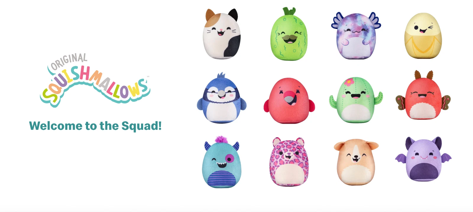 1-12 2025 Squishmallows Complete Set