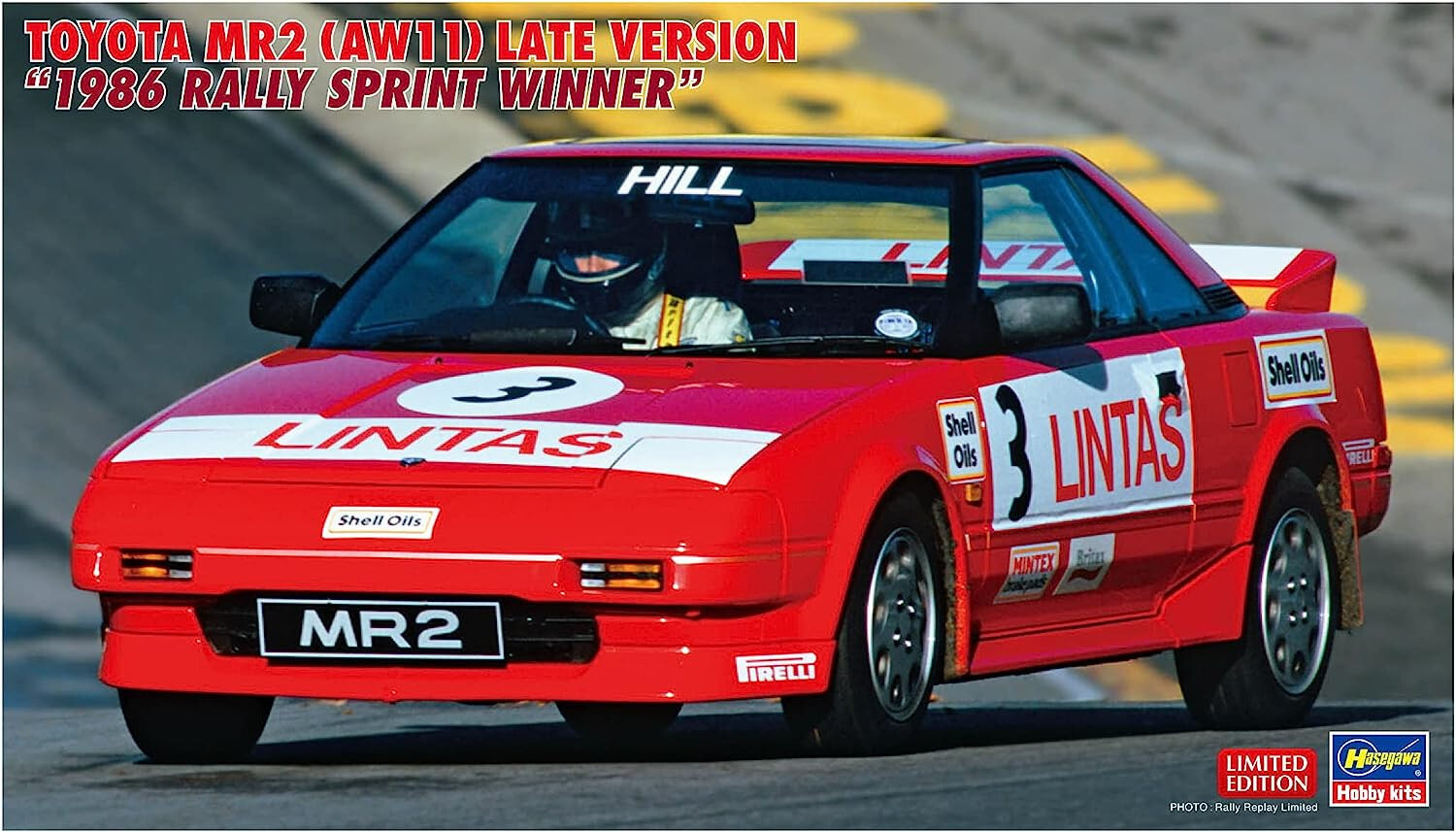 Hasegawa 124 TOYOTA MR2 AW11 Комплект победителя РАЛЛИ-СПРИНТА 1986 ГОДА выпуска ПОСЛЕДНЕЙ ВЕРСИИ 20638 14690₽