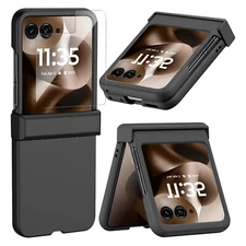 For Motorola Razr Ultra/Razr+ 2025 Hinge Protection Case with Screen Protector