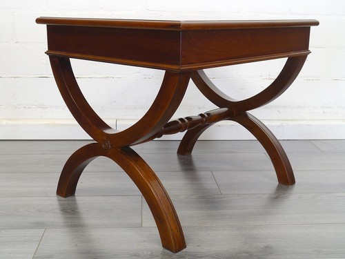 Tisch Beistelltisch Couchtisch Mahagoni im antiken Stil B: 61 cm -11399- - Picture 4 of 5