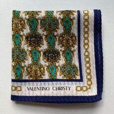 HANDKERCHIEF MEN'S POCKET SQUARE VINTAGE ART PATTERNED COTTON 18" A0001 