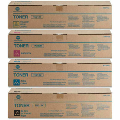 Cartuchos De TONER ORIGINAL Para Konica Minolta Bizhub C253 Cyan A0d7452 Tn213c Tn 213c