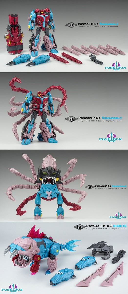 In Hand! New TFC Toys Poseidon Set of 6 Figures P01-06 All In Hand! New TFC Toys Poseidon Set of 6 Figures P01-06 All