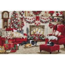 Counted Cross Stitch Kit Christmas Eve Luca-S DIY