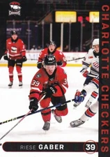 2024-25 Charlotte Checkers Riese Gaber AHL Panthers U. of North Dakota