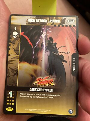 Street Fighter Epic Battles C27 Dark Shoryuken Punch Trading Card