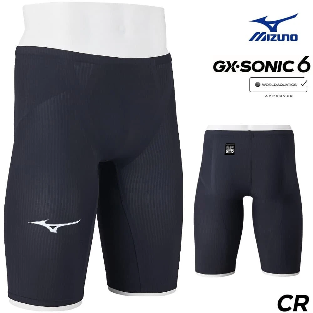 MIZUNO Swimsuit Men GX SONIC 6 CR 2023 N2MBA50209 Black Medium 