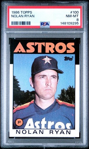 1986 Topps Nolan Ryan PSA 8 #100