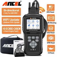 ANCEL AD610 PRO SRS SAS ABS Bleeding OBD2 Scanner Diagnostic Tool Code Reader