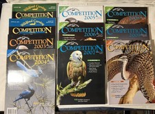 EUC lot of 10 Wildfowl Carving Magazine Competition Annuals 2001-2010