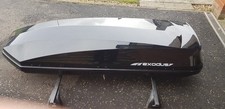 Exodus Gloss Black 360 Litre Volume Car Roof Box - 195x54x40cm