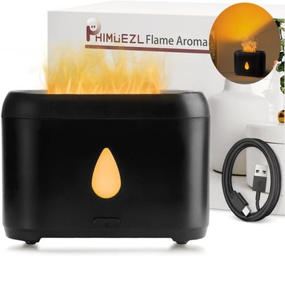 Difusor De Llama Aromas Para Casa Aceites Esenciales 200 ml Con Luz Niebla Fría
