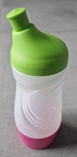 Tupperware Trinkflasche kleiner Sportsfreund 415ml Pink/Grün Neu 