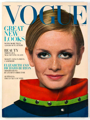 TWIGGY Veruschka ELIZABETH TAYLOR October 1967 Vogue magazine IRAN
