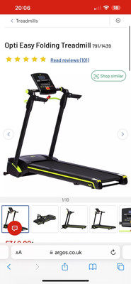 Argos Roger Black Incline Treadmill Incline Treadmill Roger Black