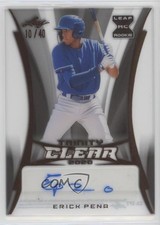 2020 Leaf Trinity Clear Auto 10/40 Erick Pena #CA-EP2 Auto 02d2