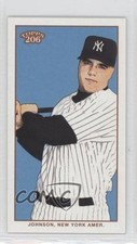 2002 Topps 206 Mini Black Polar Bear Back Nick Johnson #337 0a1