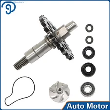 Water Pump Impeller Shaft Gear Kit For Yamaha YZ250F 2001-2010 2011-2013