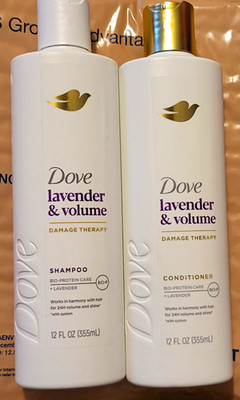 Dove Damage Therapy Lavender & Volume Shampoo + Conditioner Set 12 fl oz