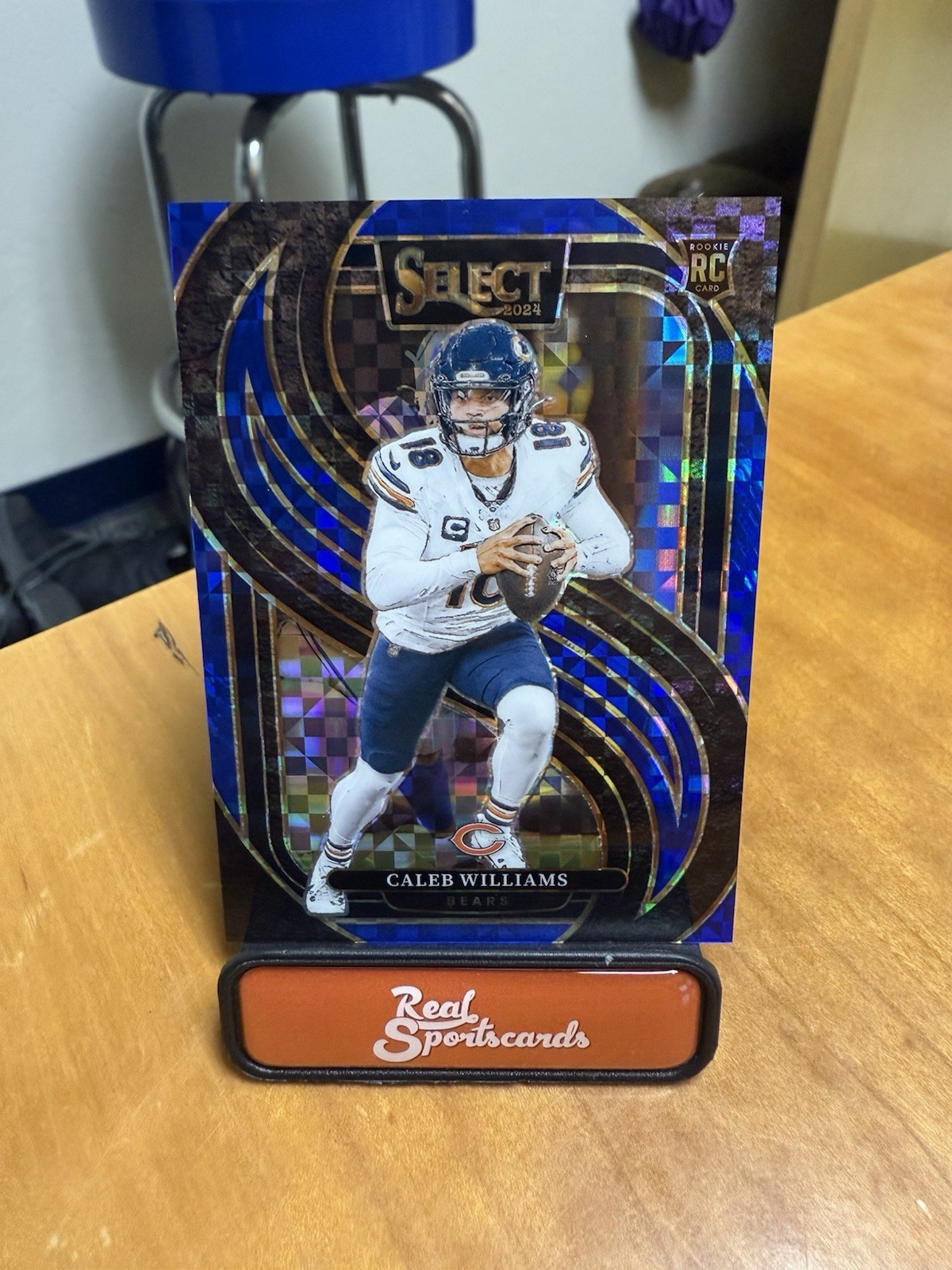 2024 Panini Select - Premier Level Caleb Williams #114 Blue Prizm /175 (RC)