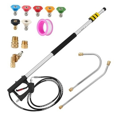#ad 18 FT Telescoping Pressure Washer Wand with Power Washer Extension Wand FT18 $113.42