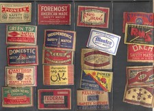 Vintage Safety Matches, Lot of 20