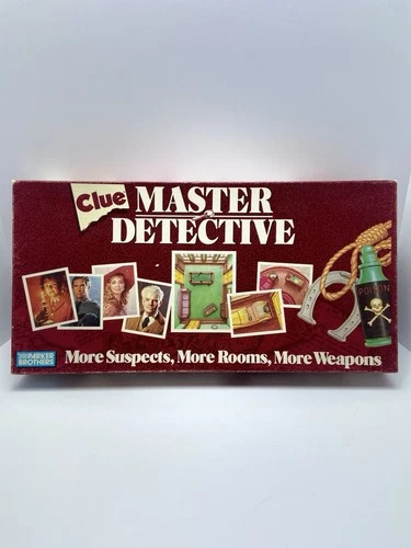 Clue Master Detective Game by Parker Brothers - Vintage 1988 Edition - Complete!