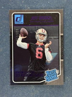 2016 Donruss Stat Line Season #374 Jeff Driskel 49ers /323