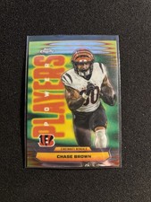 Topps Chrome Power Players Chase Brown Bengals Football Card 2025 PP-19