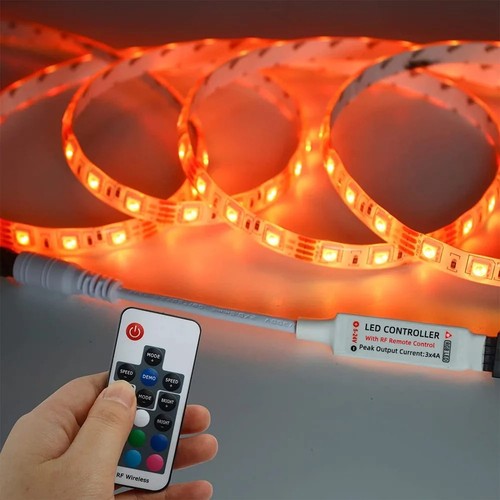 17-Key Mini RF Wireless LED Dimming Remote Control For 5050/3528 RGB LED Strips - Picture 8 of 11